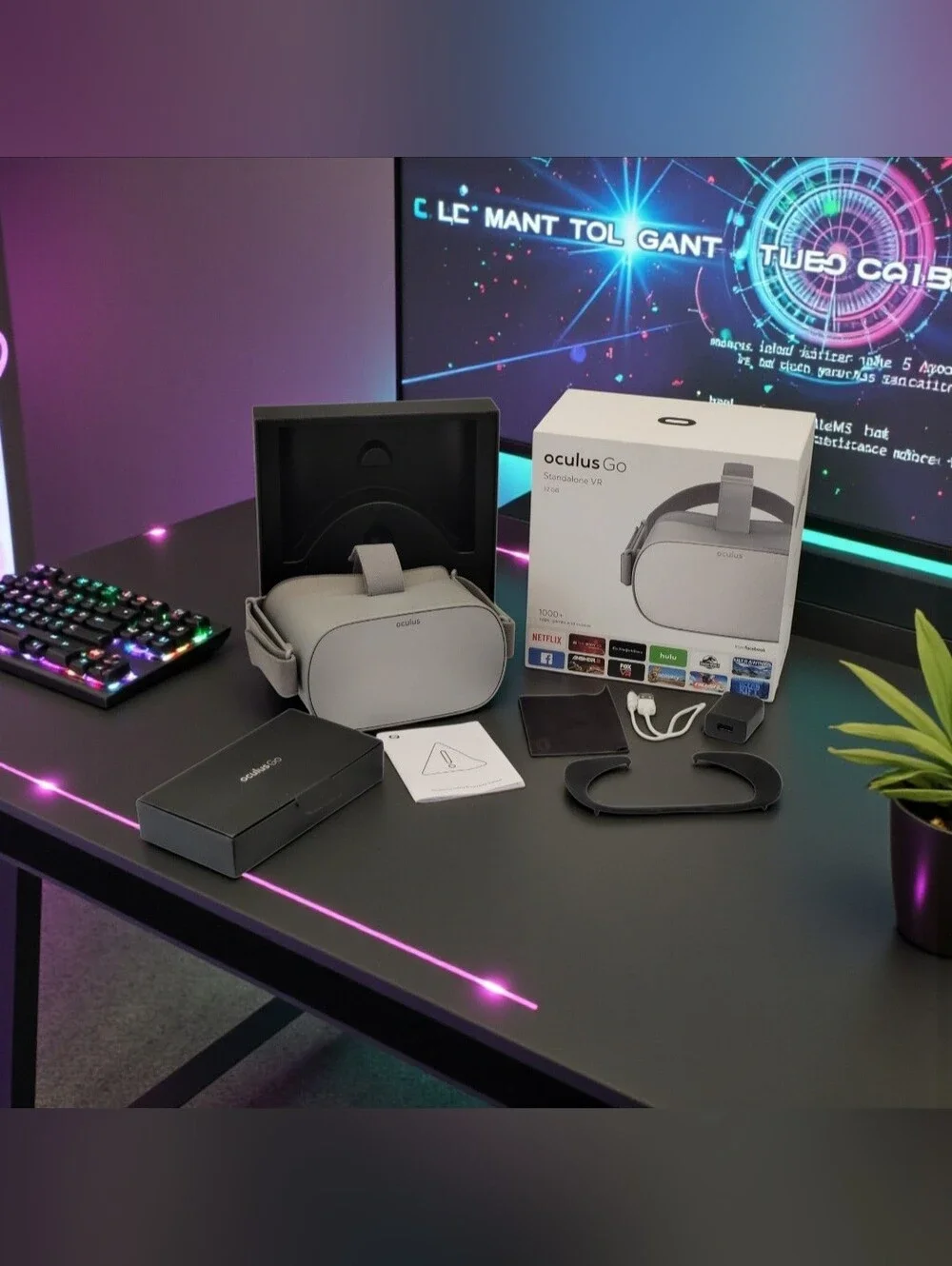 Oculus Go 32GB Standalone Virtual Reality VR Headset MH-A32 (NO CONTROLLER) Used